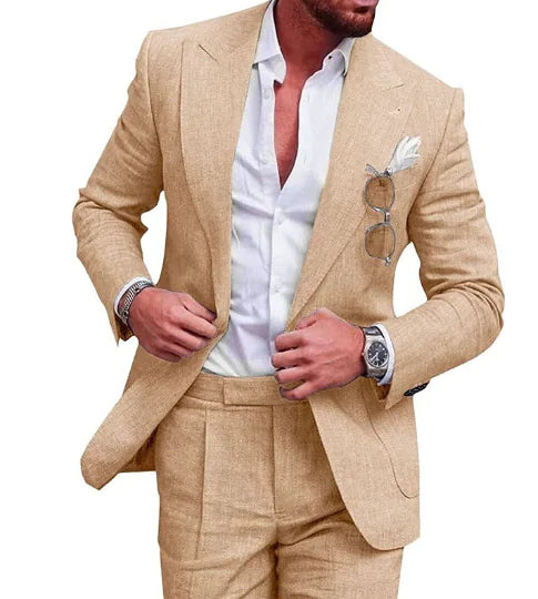 Norbert™ Leinen-Anzug für Herren – Elegantes 2-teiliges Sommer-Set
