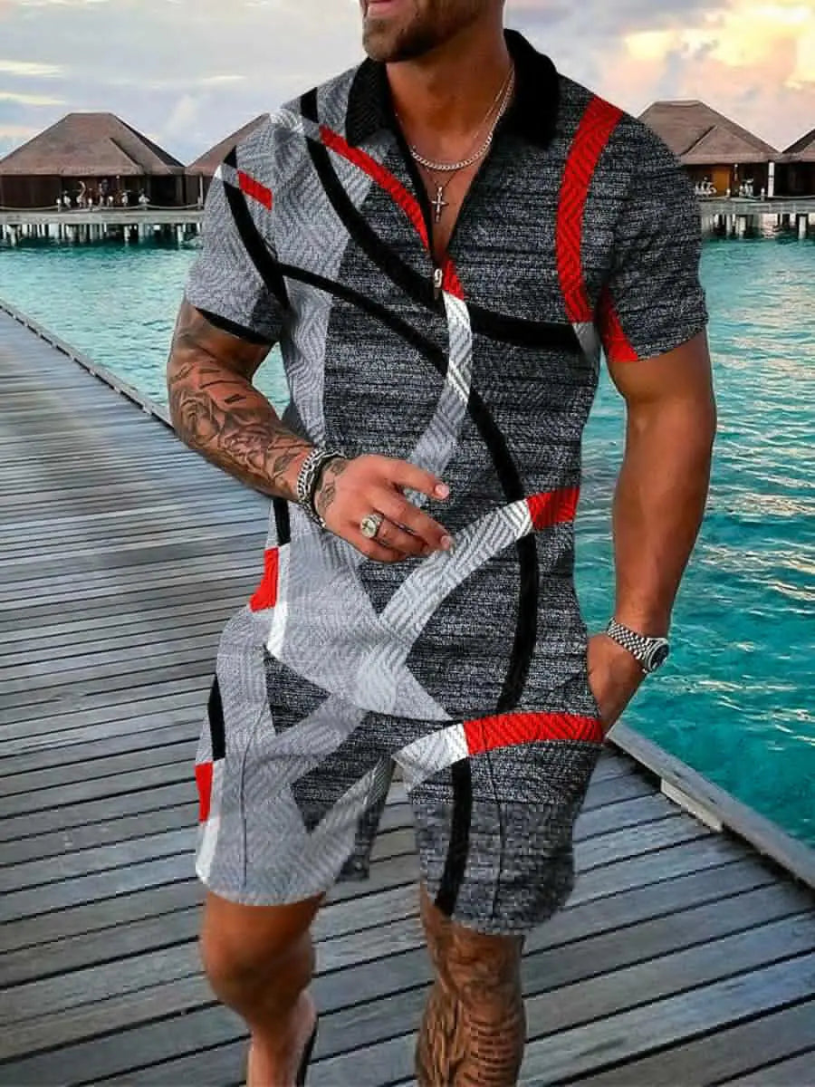 Rivaro Polo Set – Markanter Stil für heiße Tage