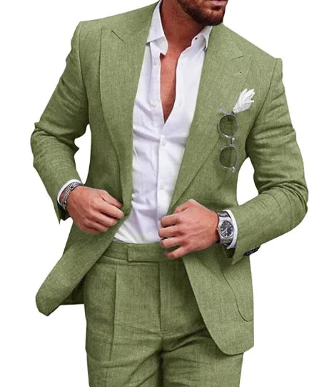 Norbert™ Leinen-Anzug für Herren – Elegantes 2-teiliges Sommer-Set