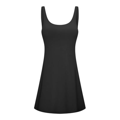 Damen Active Lounge Kleid – Integrierter BH & Shorts