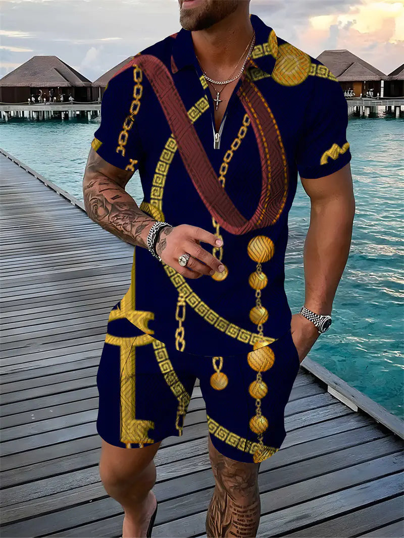 Rivaro Polo Set – Markanter Stil für heiße Tage