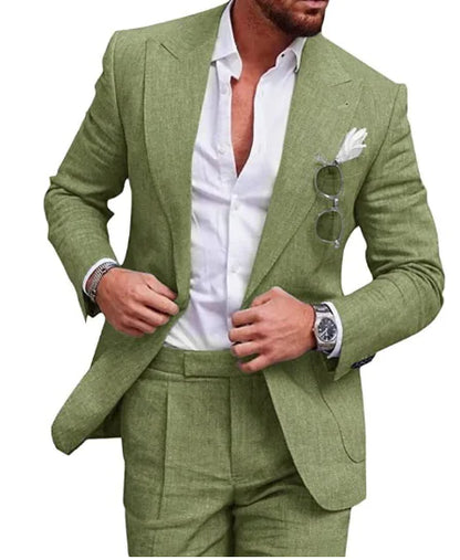 Norbert™ Leinen-Anzug für Herren – Elegantes 2-teiliges Sommer-Set