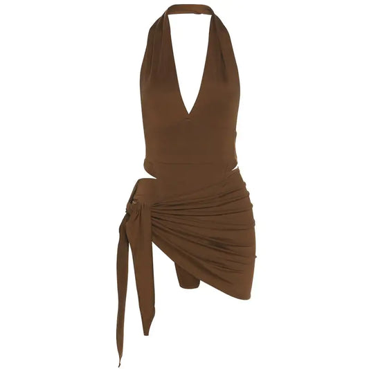Lina™ Sommer Halter Maxikleid