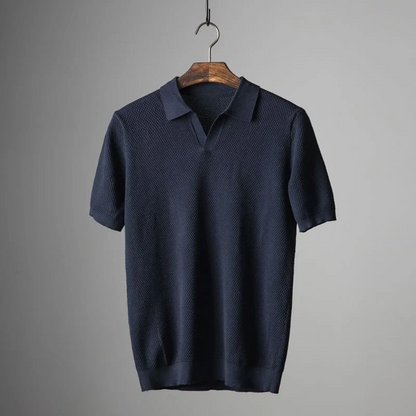 Gerardo Polo Shirt – Kurzarm-T-Shirt aus Baumwollstrick