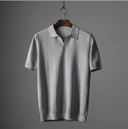 Gerardo Polo Shirt – Kurzarm-T-Shirt aus Baumwollstrick