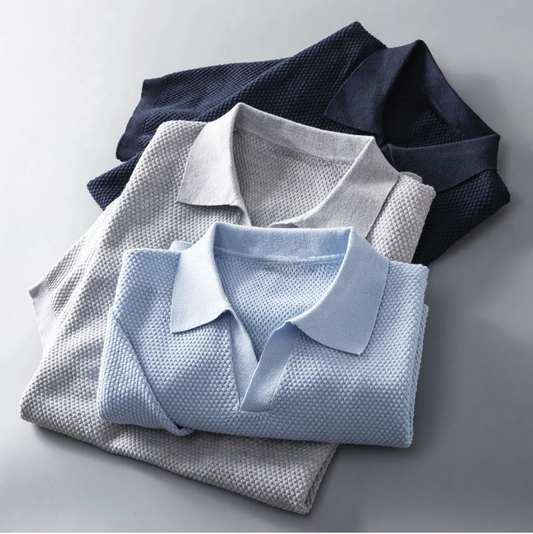 Gerardo Polo Shirt – Kurzarm-T-Shirt aus Baumwollstrick