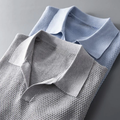 Gerardo Polo Shirt – Kurzarm-T-Shirt aus Baumwollstrick