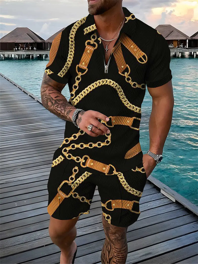 Rivaro Polo Set – Markanter Stil für heiße Tage