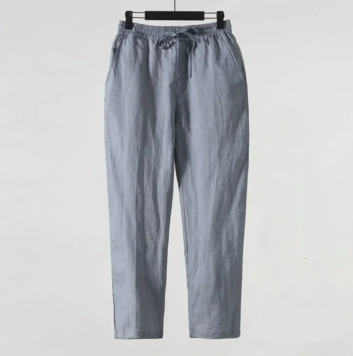 Herren Baumwoll-Leinen Cropped-Hose