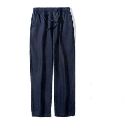 Herren Baumwoll-Leinen Cropped-Hose